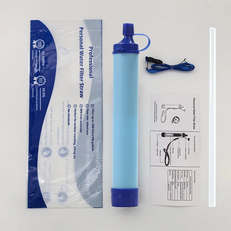 Field Water Filter Straw