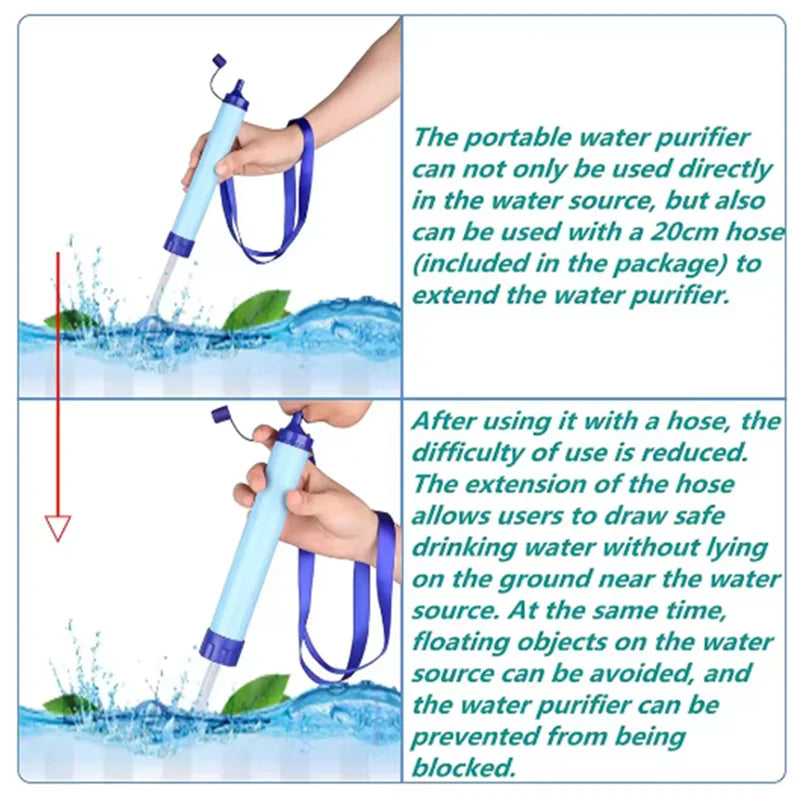 Field Water Filter Straw